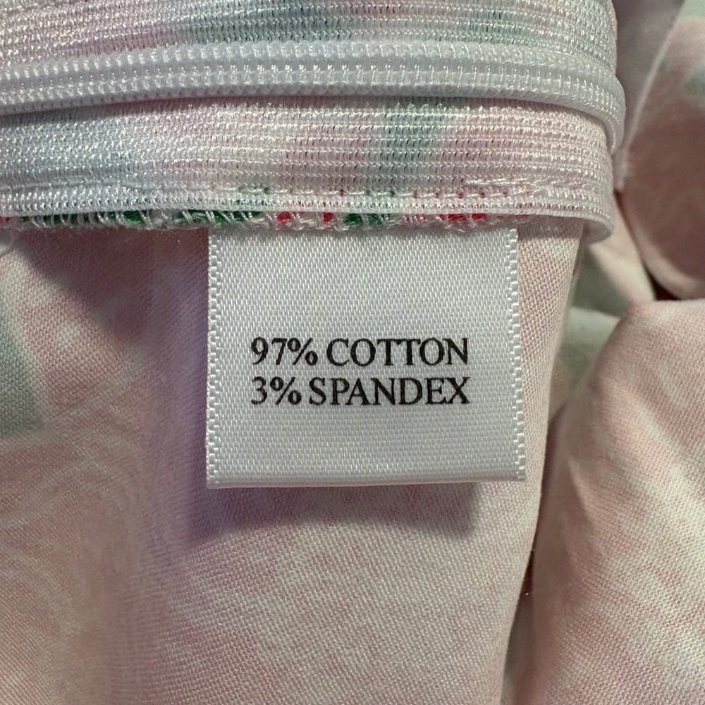 Island Republic Floral Skirt Pink Green White Trim Golf Tennis Womens Size 16 - Picture 4 of 6